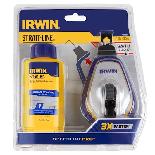 Irwin 2031318DS Strait-Line® Speed-Line Pro Chalk Reel (3.5:1