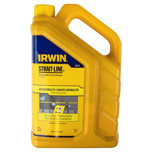 5 lb. Yellow Hi-Visibility Marking Chalk | IRWIN