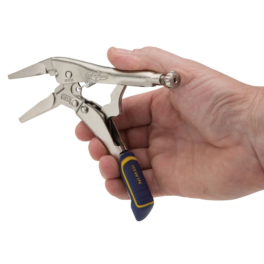 VISE-GRIP® Fast Release™ 6LN Long Nose Locking Pliers with Wire Cutter 6