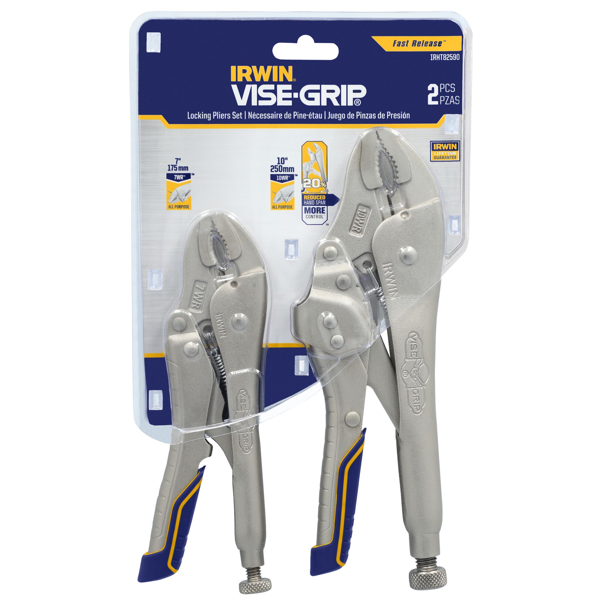 VISE-GRIP® Fast Release™ Locking Pliers 2 PC Set | IRWIN