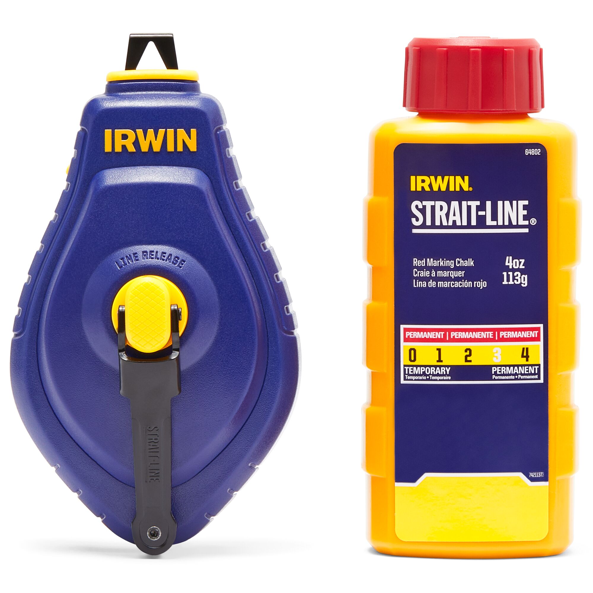 STRAIT-LINE® SPEEDLINE™ Chalk Reel w/ Red Chalk | IRWIN